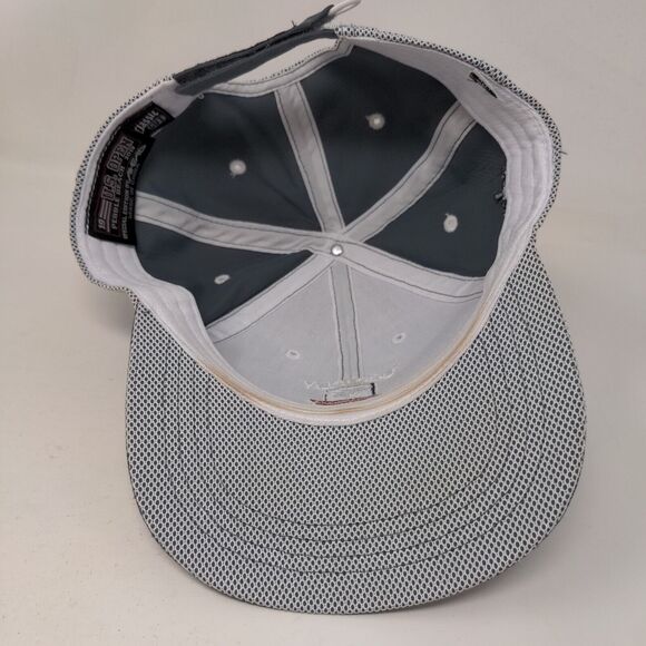 U.S. Open 2019 Pebble Beach Strapback Hat Gray Classic Cut Embroidered - Picture 6 of 9